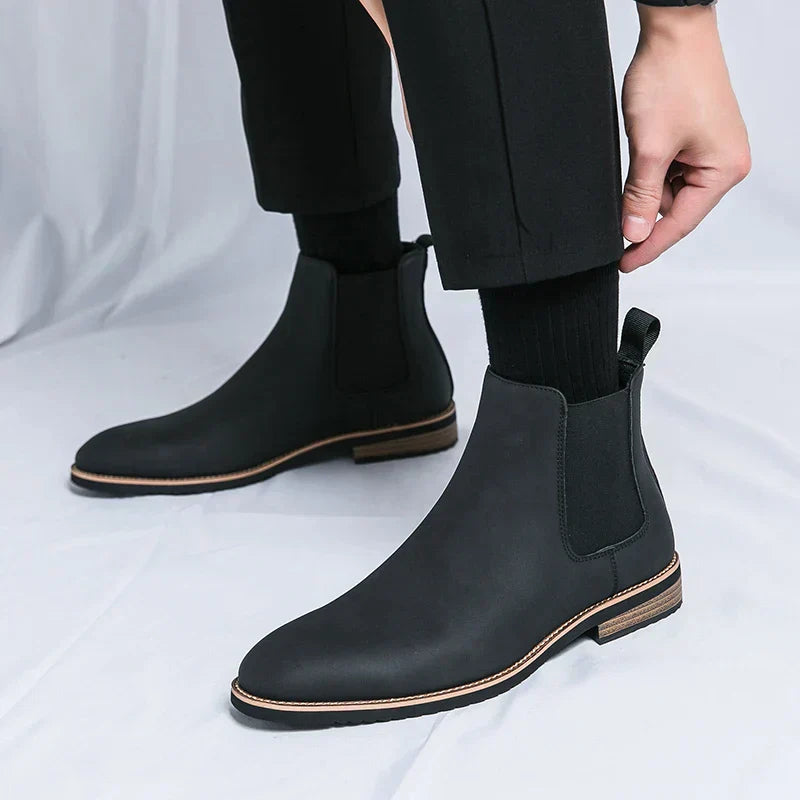 EB | Leder Chelsea Stiefel