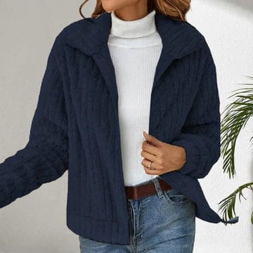 EB | Gerippte Jacke Schick Moderner Stil Ideal für den Winter