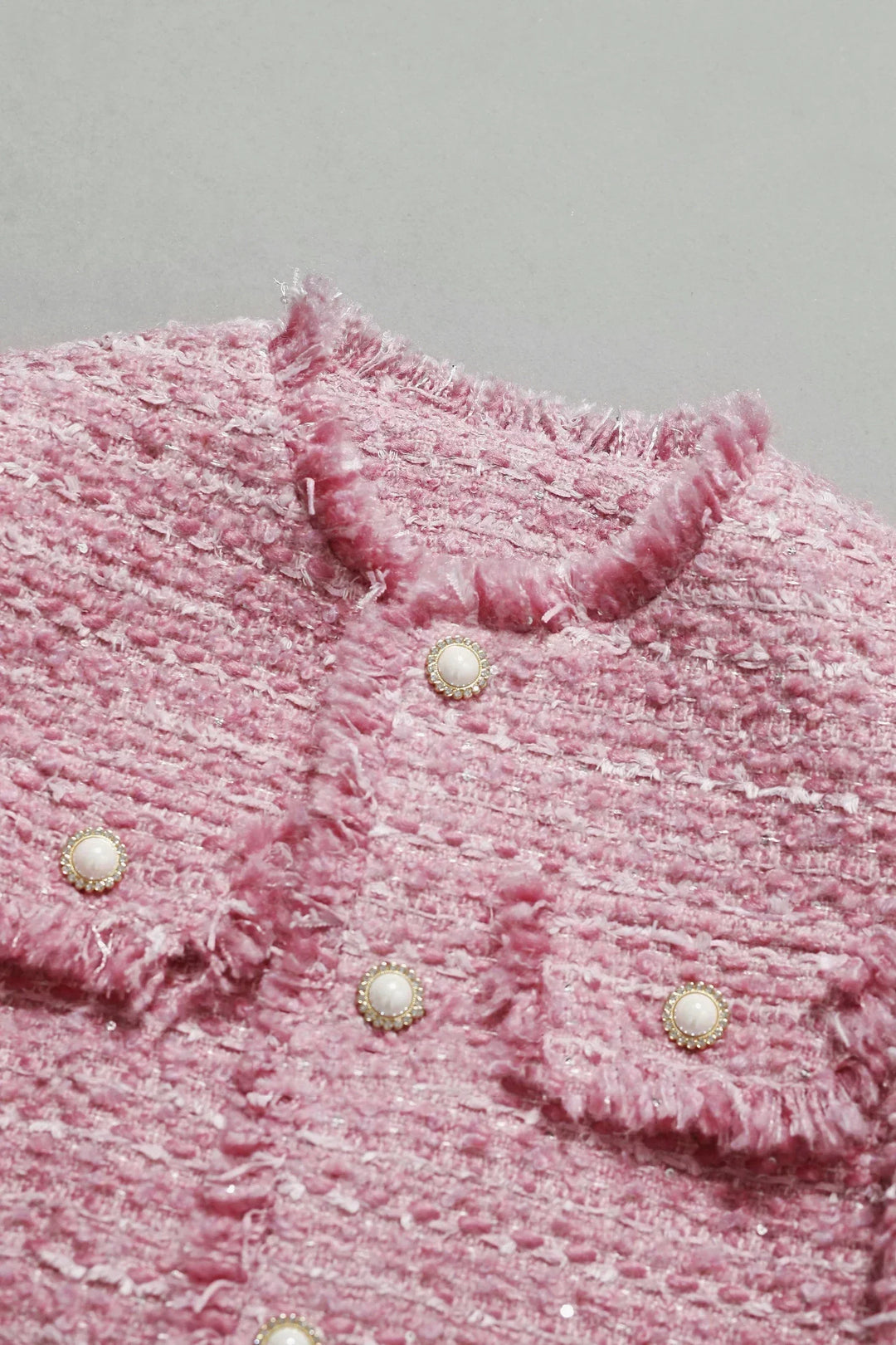 EB | Jacke Aus Größem Tweed Herbst/Winter Socialite Quastendesign