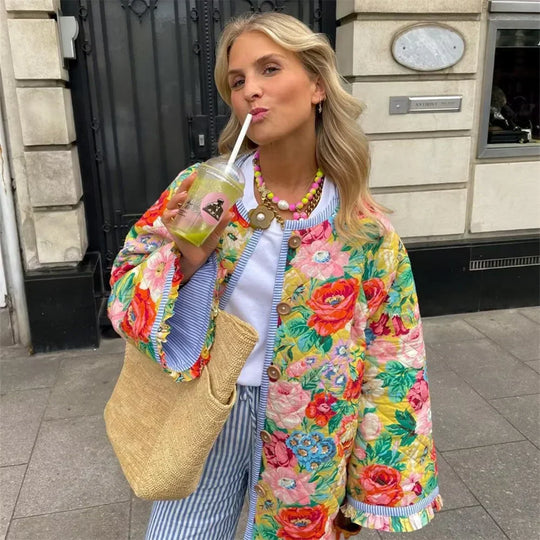 EB | Blumenjacke mit Verspieltem Muster