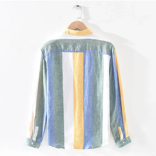 EB | Gestreifte Leichtgewichts-shirt Baumwollmischung Lässiger Stil