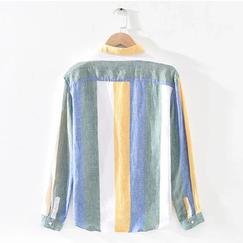 EB | Gestreifte Leichtgewichts-shirt Baumwollmischung Lässiger Stil
