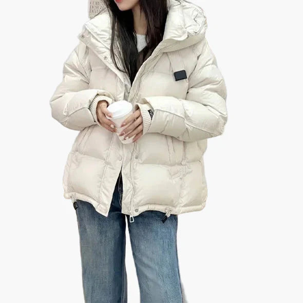 EB | Winter Steppjacke mit Kapuze - Modische Outdoorjacke, Freizeit & Alltag