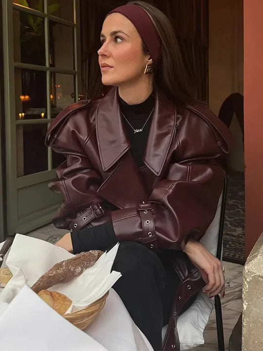 EB | Lederjacke mit Zeitlosem Design