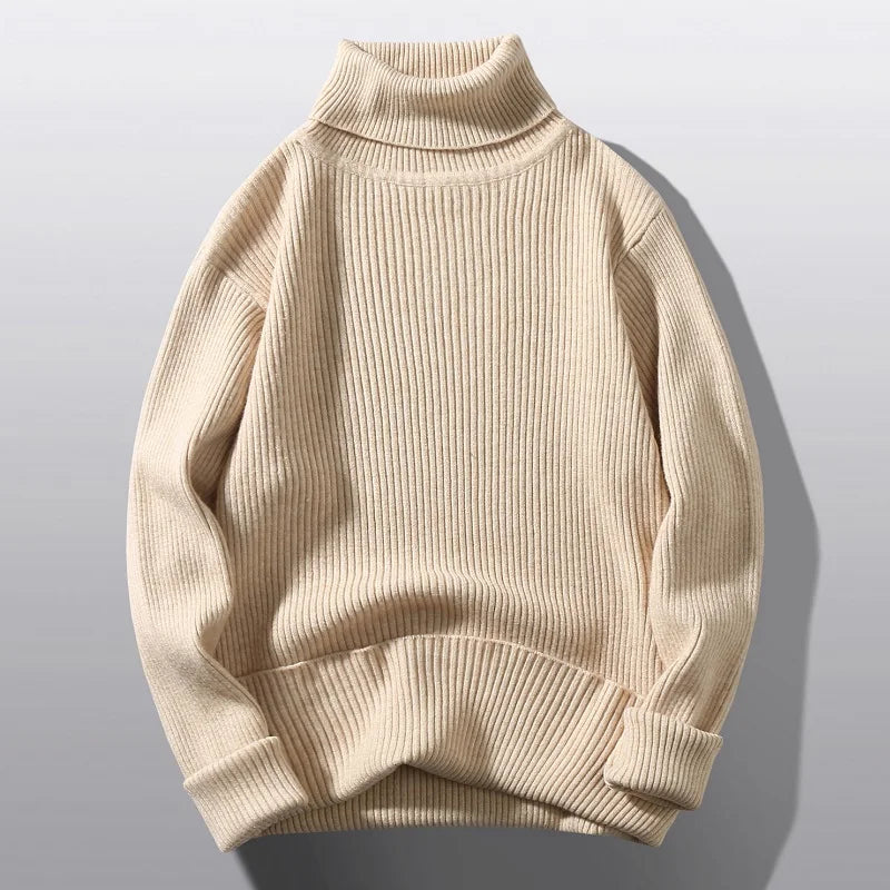 EB | Rippstrick-rollkragen Weich und Warm Perfekt für Lagenlook