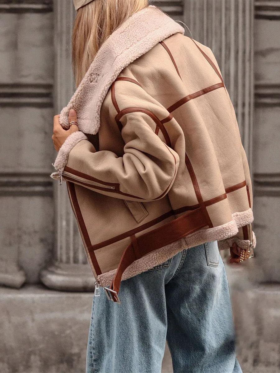 EB | Kunstlederjacke mit Edler Optik