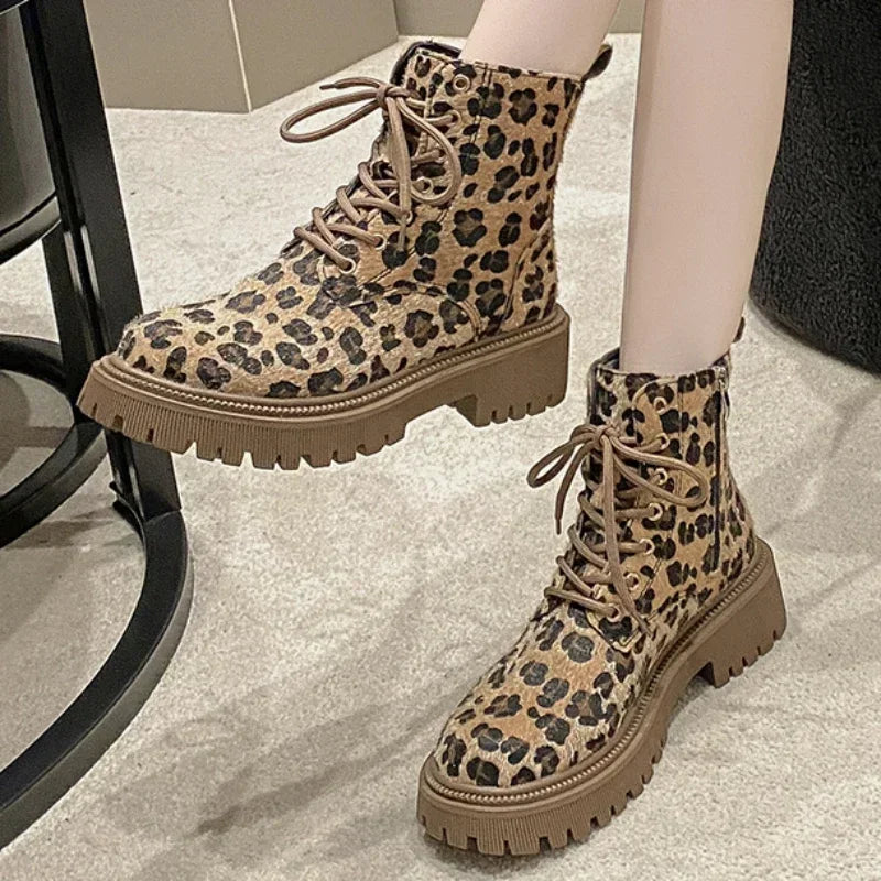 EB | Leopardenmuster Stiefel