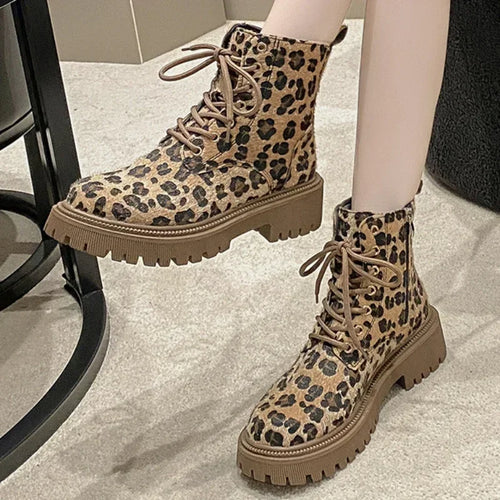 EB | Leopardenmuster Stiefel