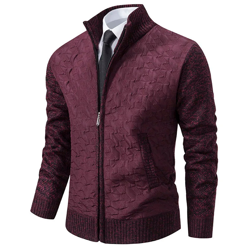 EB | Strickjacke mit Gepolsterter Front Warm und Modern Perfekt für Den Alltag