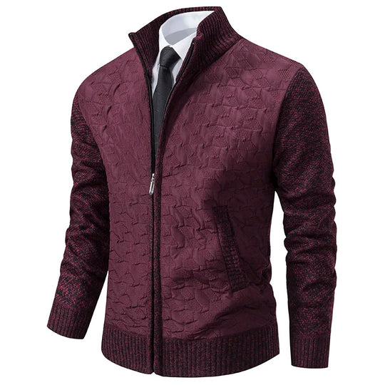 EB | Strickjacke mit Gepolsterter Front Warm und Modern Perfekt für Den Alltag