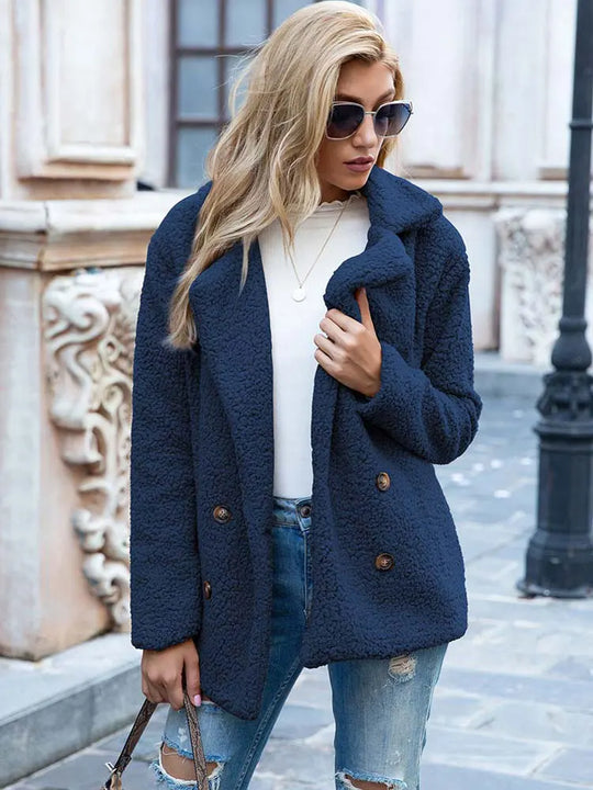 EB | Warmer Teddy-Mantel Damen