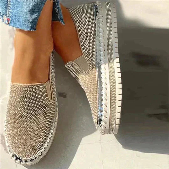EB | Schillernde Slip-On-Sneaker