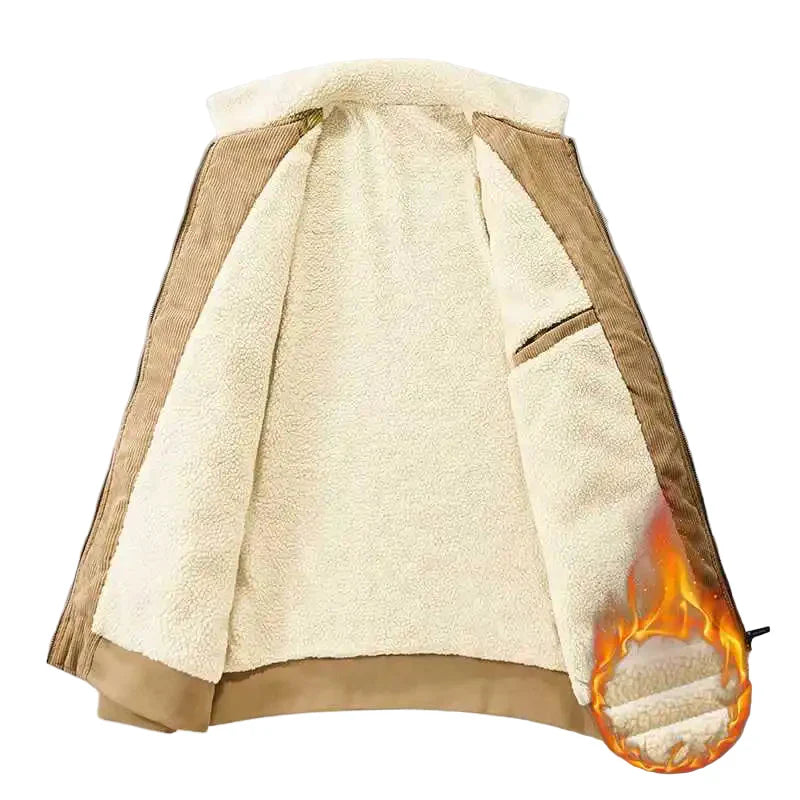 EB | Winterjacke mit Fleece-Innenfutter - Modische Freizeitjacke für Kalte Tage