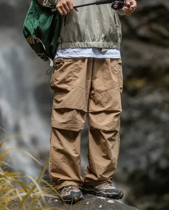 EB Herren Cargohose mit seitlichen Taschen und weiter Passform