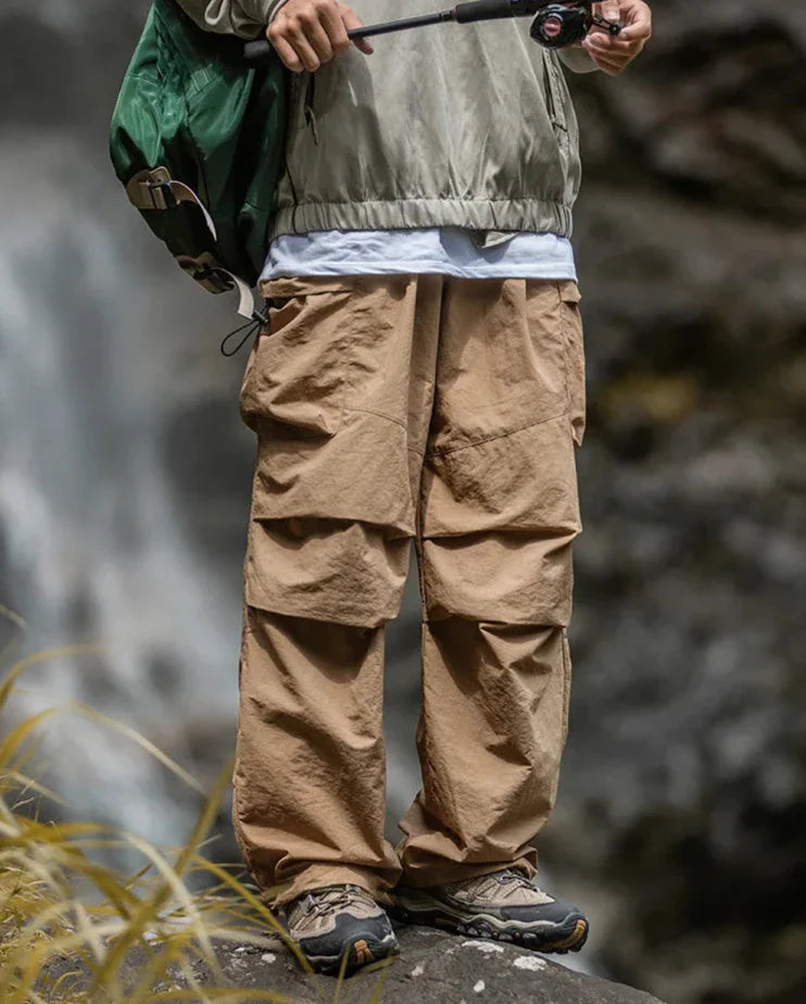 EB Herren Cargohose mit seitlichen Taschen und weiter Passform