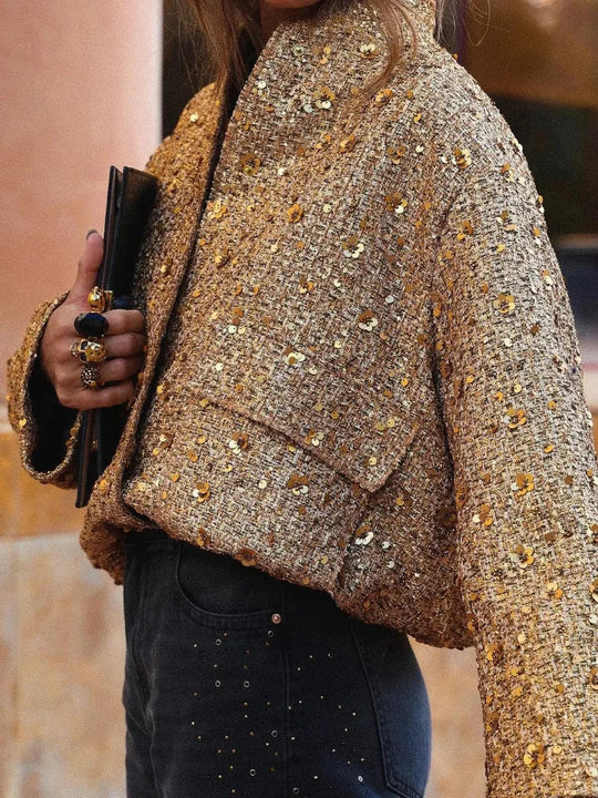 EB | Pailettenbomberjacke