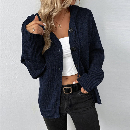 EB | Strickjacke mit Kapuze