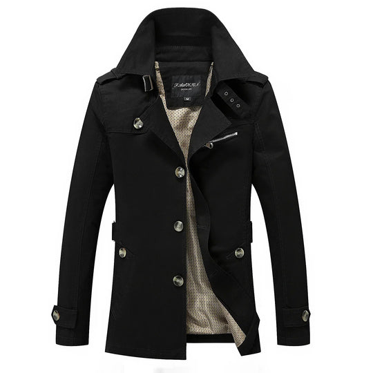 EB - Stylischer langer Herbst-Trenchcoat für Herren