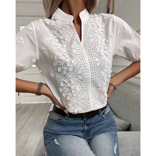 EB | Elegante Kurzarmbluse