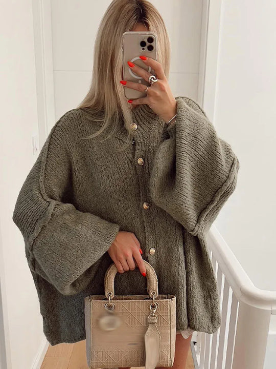 EB | Bequeme Übergroßer Cardigan für Frauen