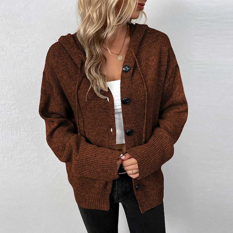 EB | Strickjacke mit Kapuze