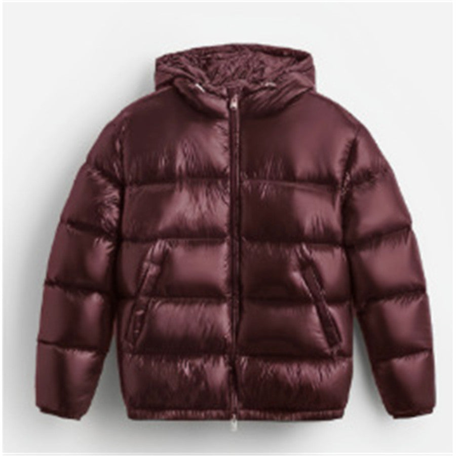EB | Herren Pufferjacke - Mit Kapuze und durchgehendem Reißverschluss