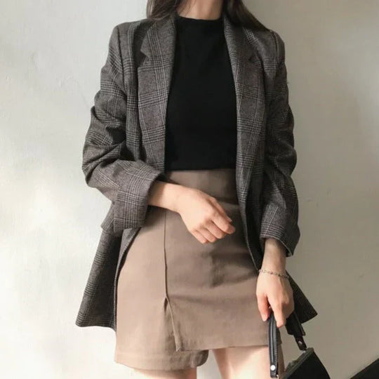 EB | Blazer mit Karierter Jacke