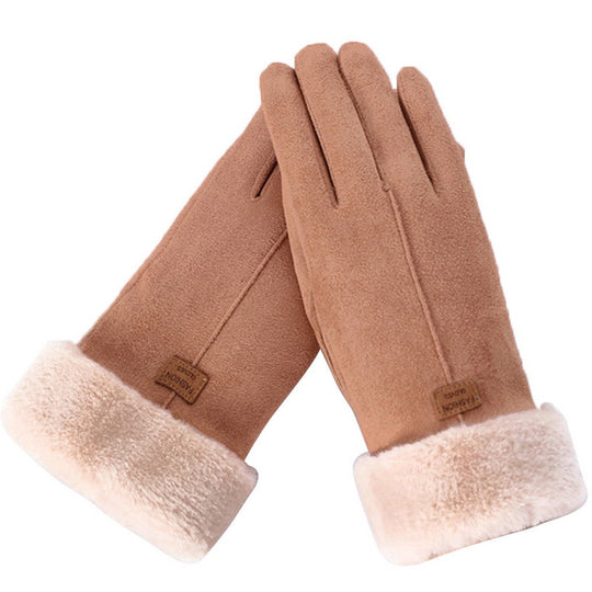 EB - Schicke und Stilvolle Winter Furry Handschuhe für Frauen