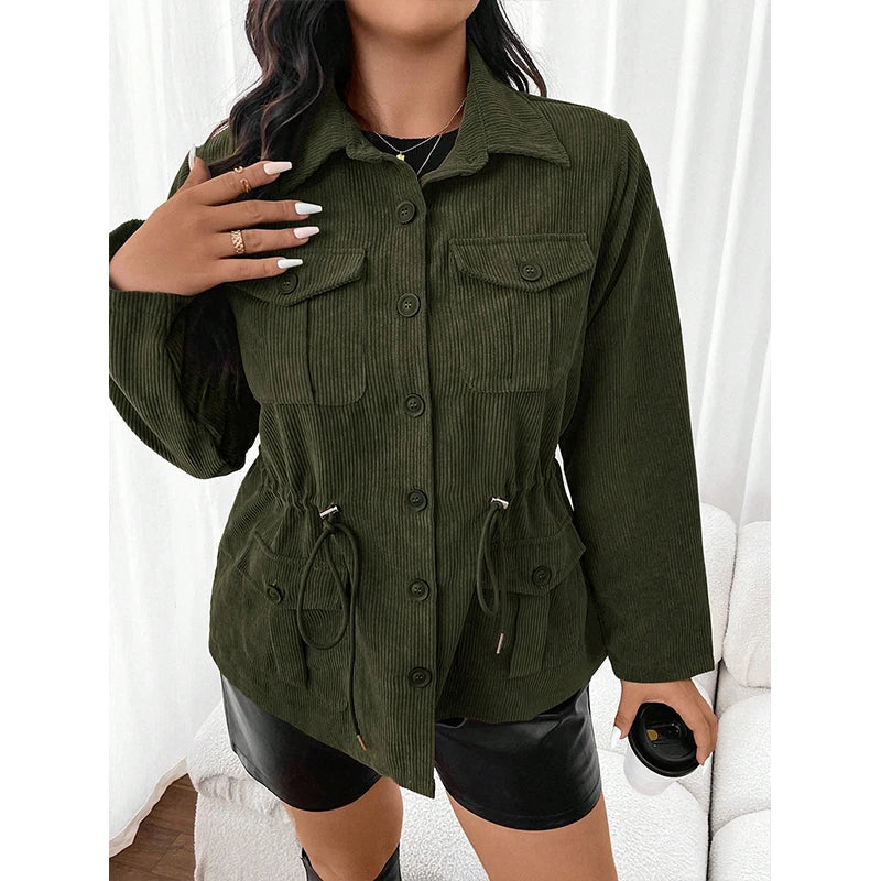 EB | Cordjacke mit Taschen für Damen