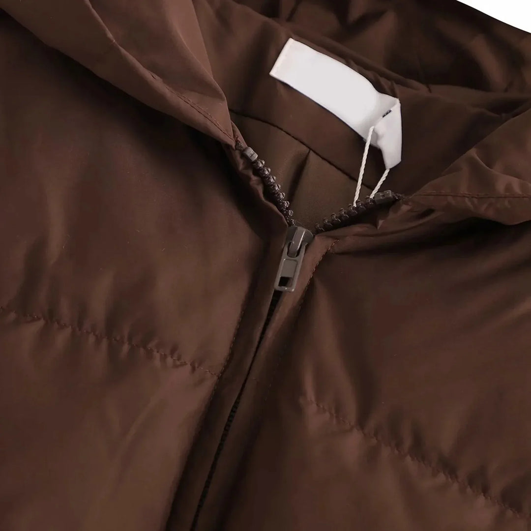 EB | Herbst Winter Lässige Fleece Doppelt Gearbeitete Daunenjacke mit Revers