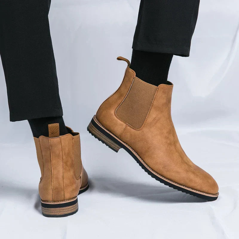 EB | Leder Chelsea Stiefel