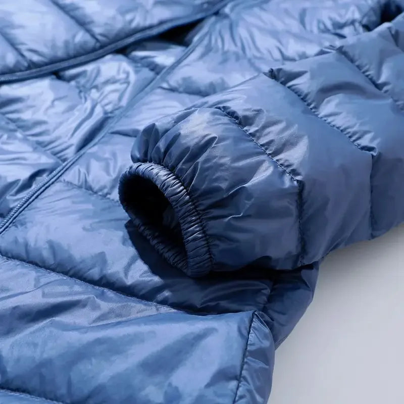 EB | Damen Tragbarer Puffer-Mantel mit Abnehmbarer Kapuze