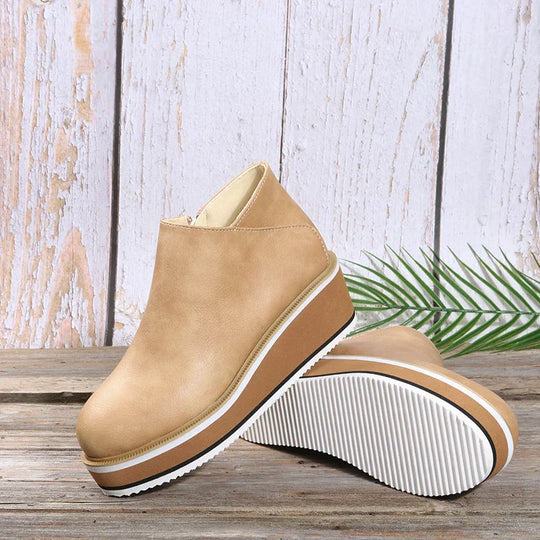 Chic Wedge Boots – Mila EB