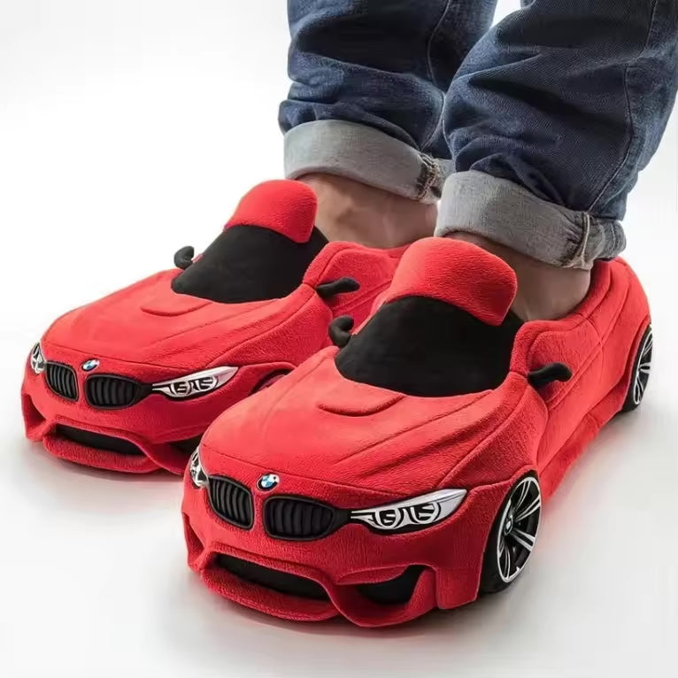 Damen Pantoffeln mit Auto-Inspiriertem Design & Rutschfester Sohle | EB