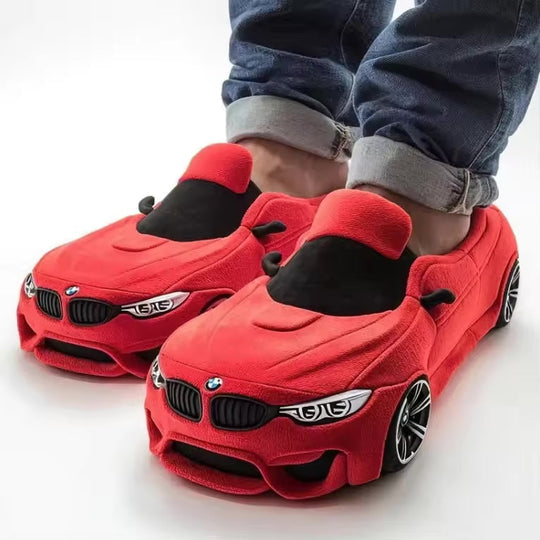 Damen Pantoffeln mit Auto-Inspiriertem Design & Rutschfester Sohle | EB
