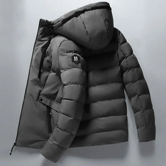 EB | Gepolsterte Winterjacke mit Kapuze Polyester Warm und Funktional