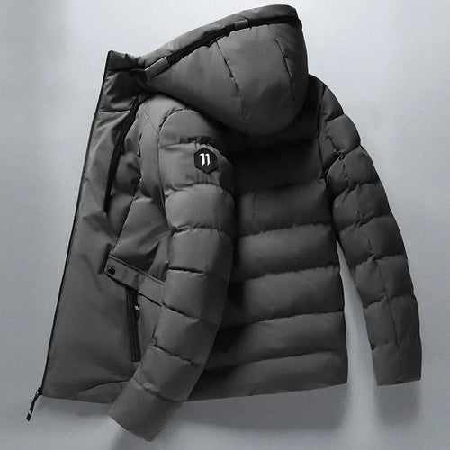 EB | Gepolsterte Winterjacke mit Kapuze Polyester Warm und Funktional
