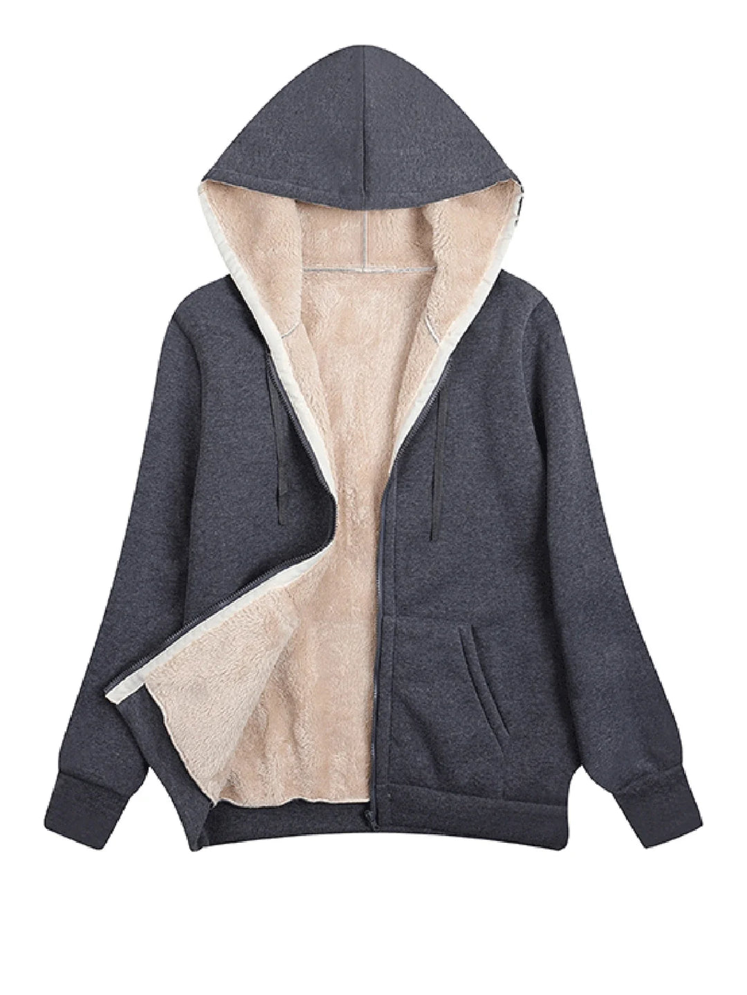 EB | Fleecejacke mit Kapuze für Damen Langarm