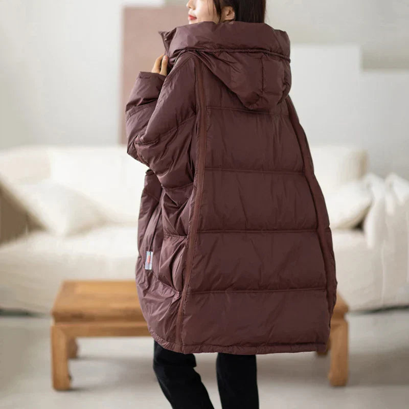 EB | Winter Oversized Daunen Kapuzenjacke