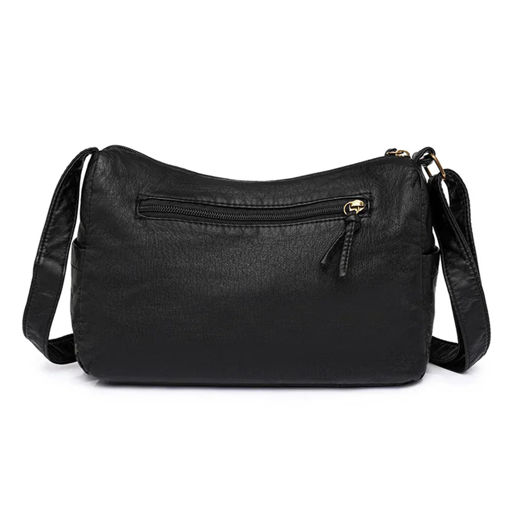 EB | Jahrgang Luxe Schultertasche mit Mehreren Taschen