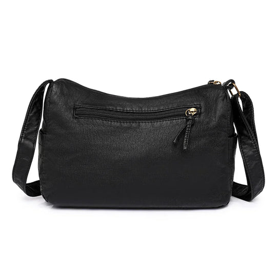 EB | Jahrgang Luxe Schultertasche mit Mehreren Taschen