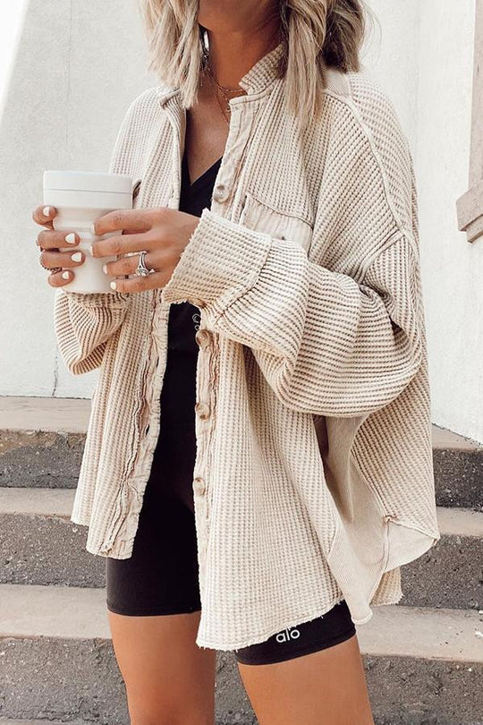 EB | Sommerjacke Aus Lässiger Strickware