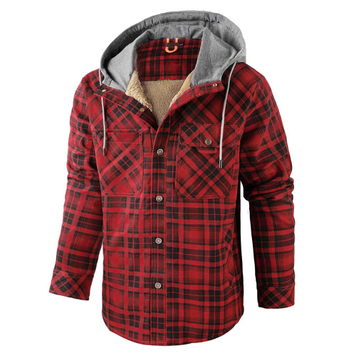 EB | Warm kariert Hemdjacke