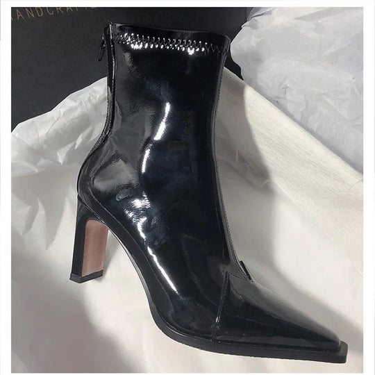 EB | Kniehohe Stiefel mit Blockabsatz, Stilvoll und Trendy