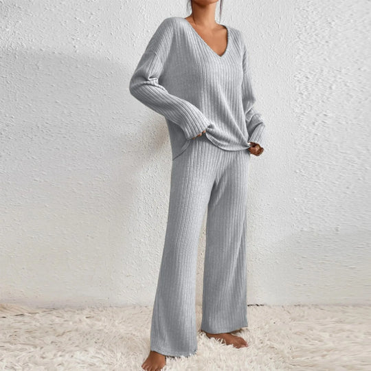 EB | 2-teiliges Lounge-Set Rippmuster
