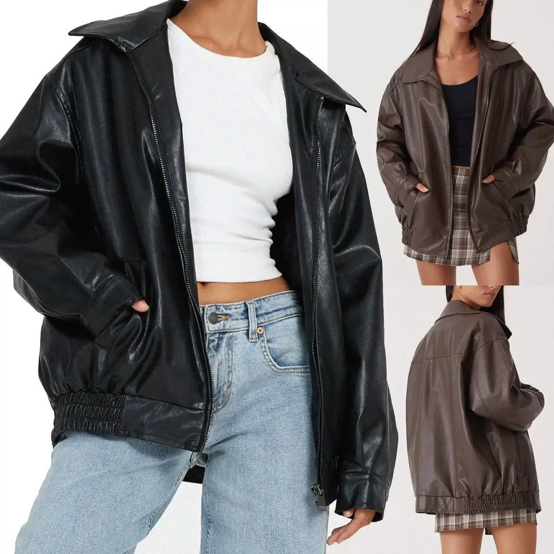EB | Oversized Lederjacke
