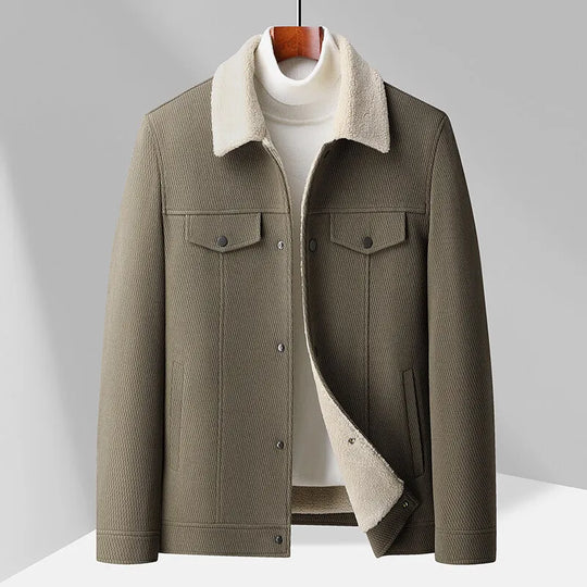 EB | Herren Fleece-Weste mit Kragen