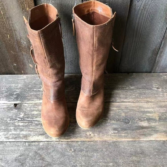 Damen Leder Herbststiefel – Sigrid EB