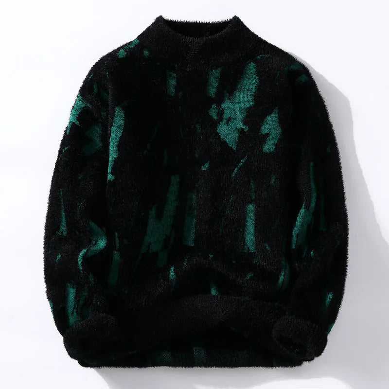 EB | Abstrakte Strickjacke Weich und Trendy Perfekt für Den Alltagsgebrauch