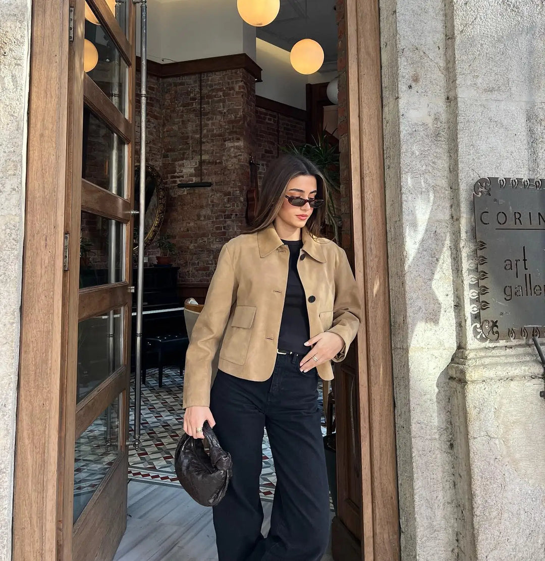 EB | Damen Wildlederjacke